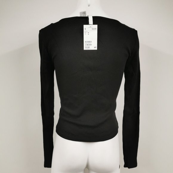 H&M Divided Ribbed Top - Picture 2 of 4